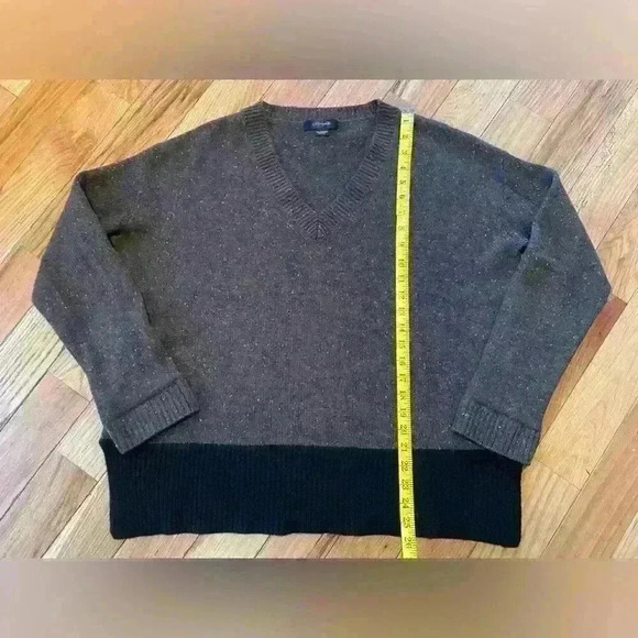 Christopher Fischer Brown/Black V-Neck Cashmere Sweater Womens Size Large? READ - Picture 9 of 11